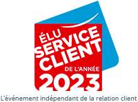 Logo élu service client de l'année 2023